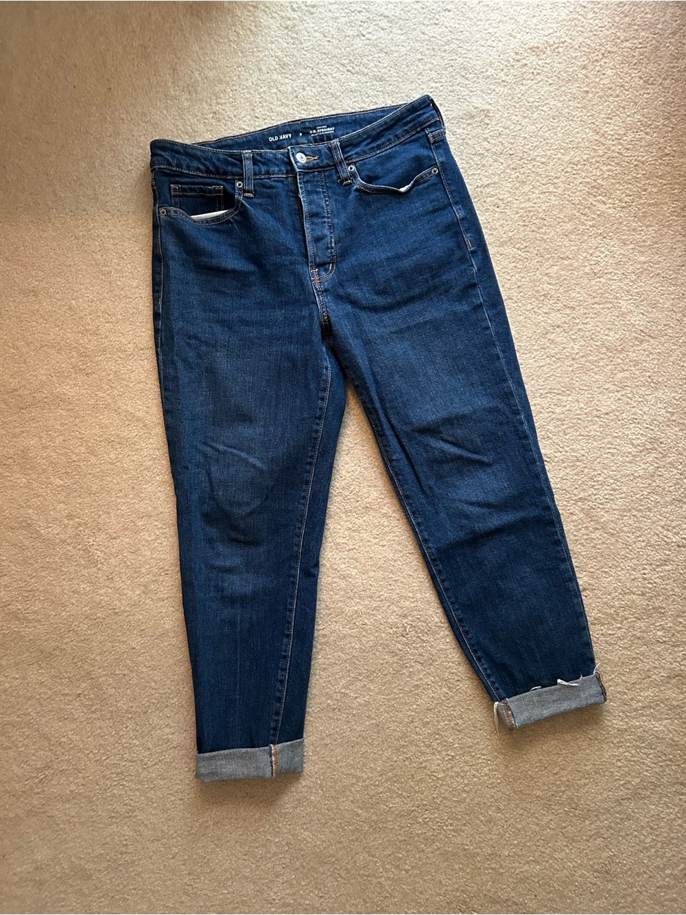 Old Navy Dark Blue Boyfriend Jeans